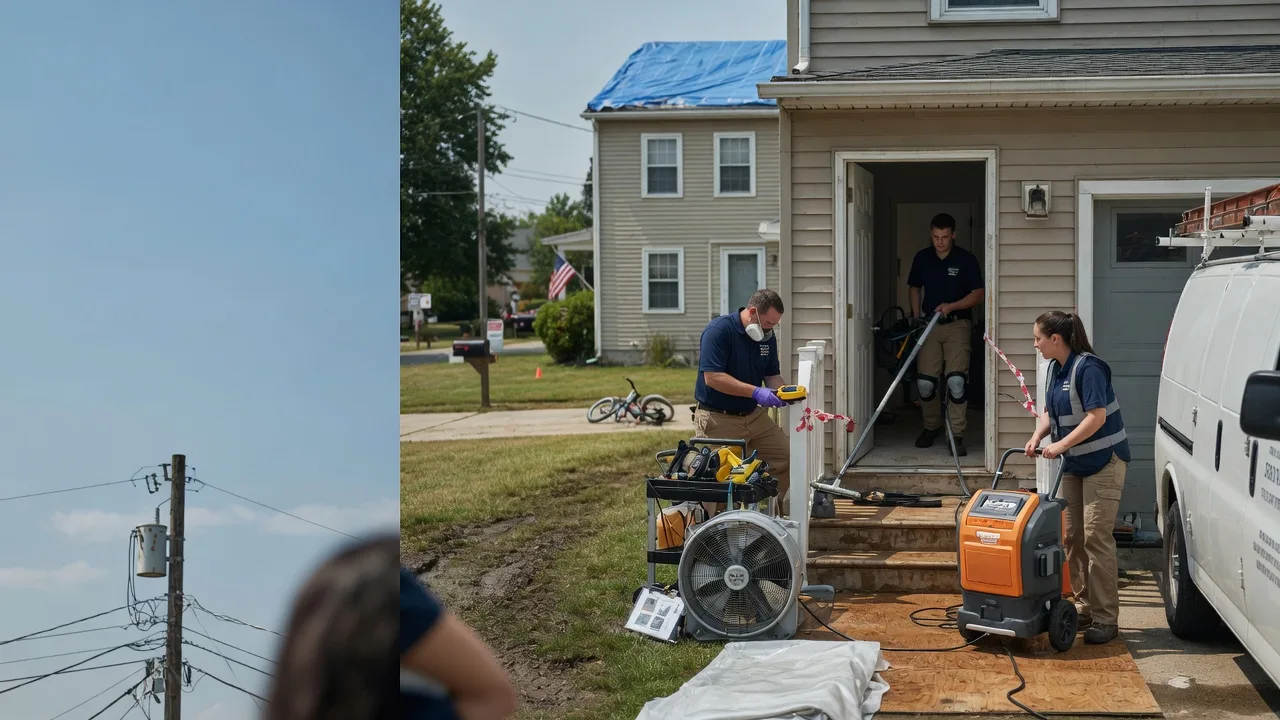 Water Damage Repair in Lysite, WY near me
